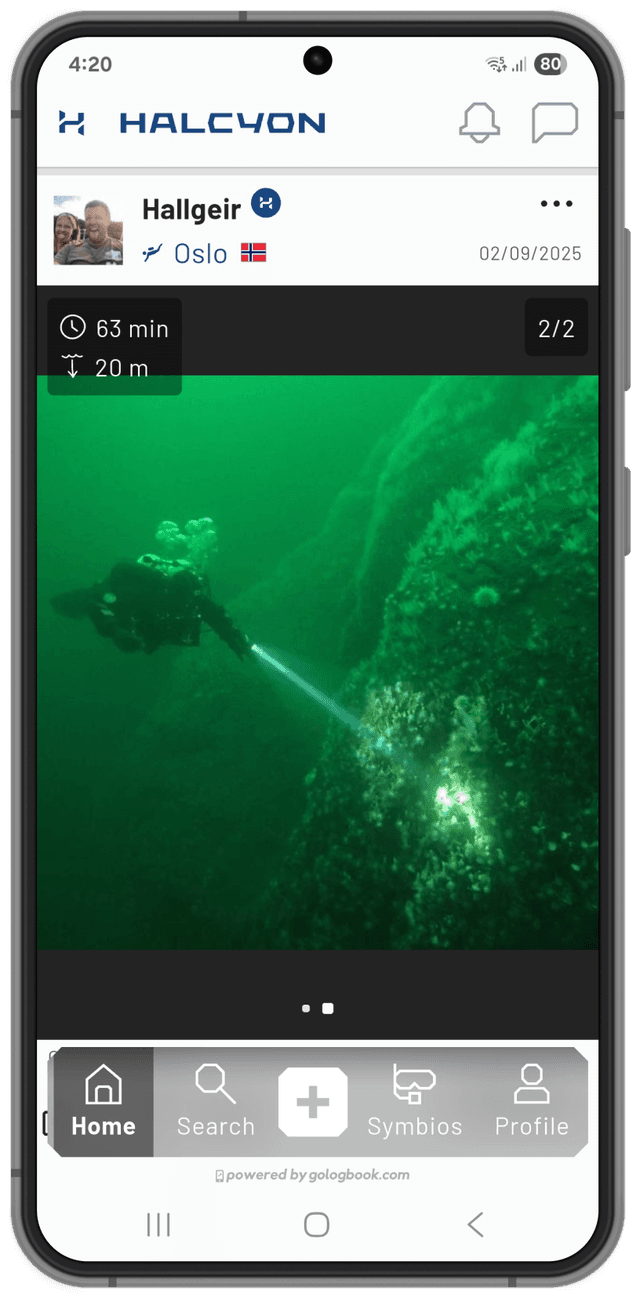 Halcyon App Screen 1