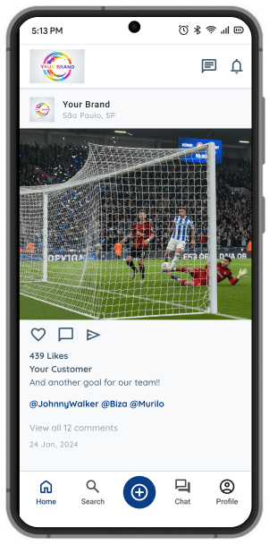 Your Brand App Screen